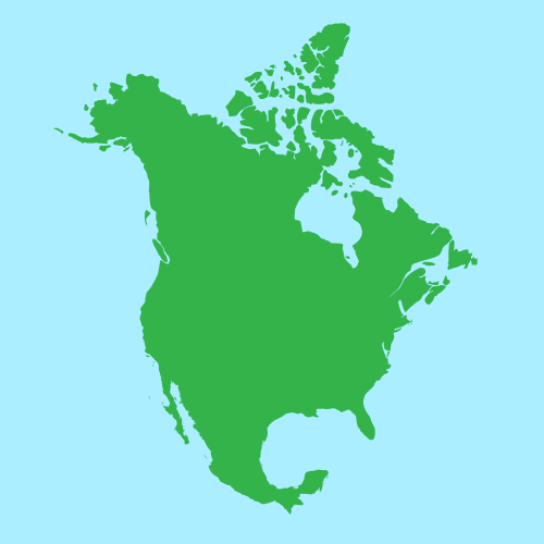 N America map